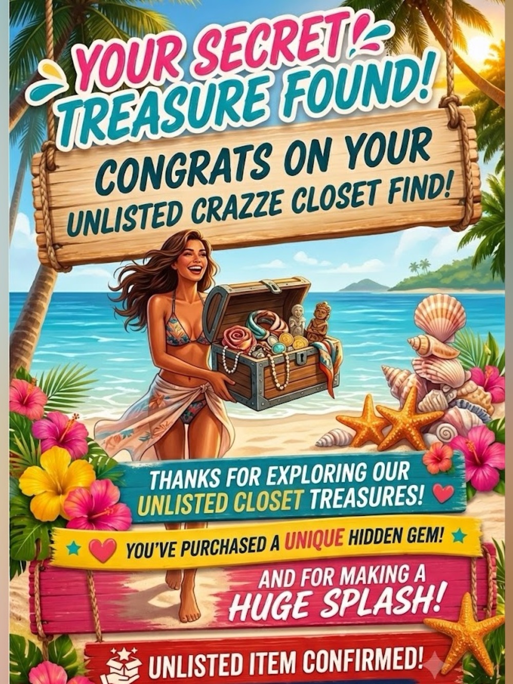 Congrats on Your Crazze Clozet Find from The Motley Cruise Surfin’ USA Train!
